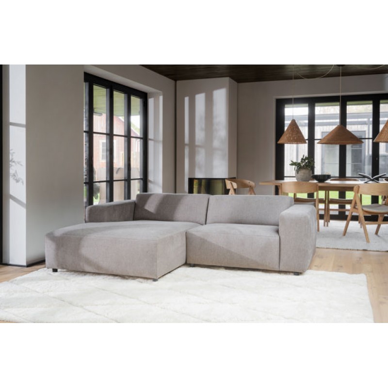 RO Willard 3-Seater L-Sofa Beige